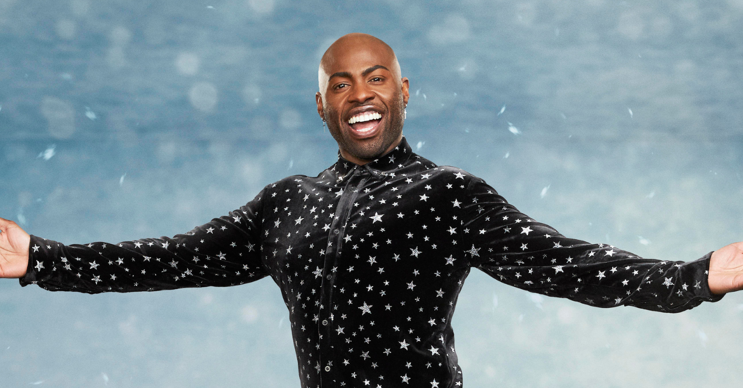 Dancing On Ice star Darren Harriott smiling