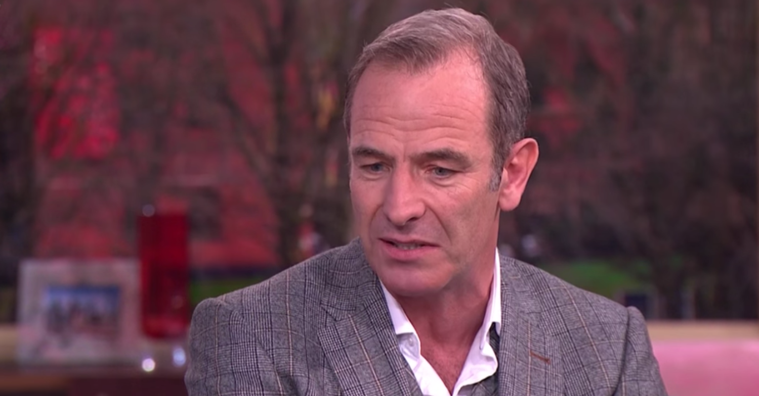 Robson Green looks pensive