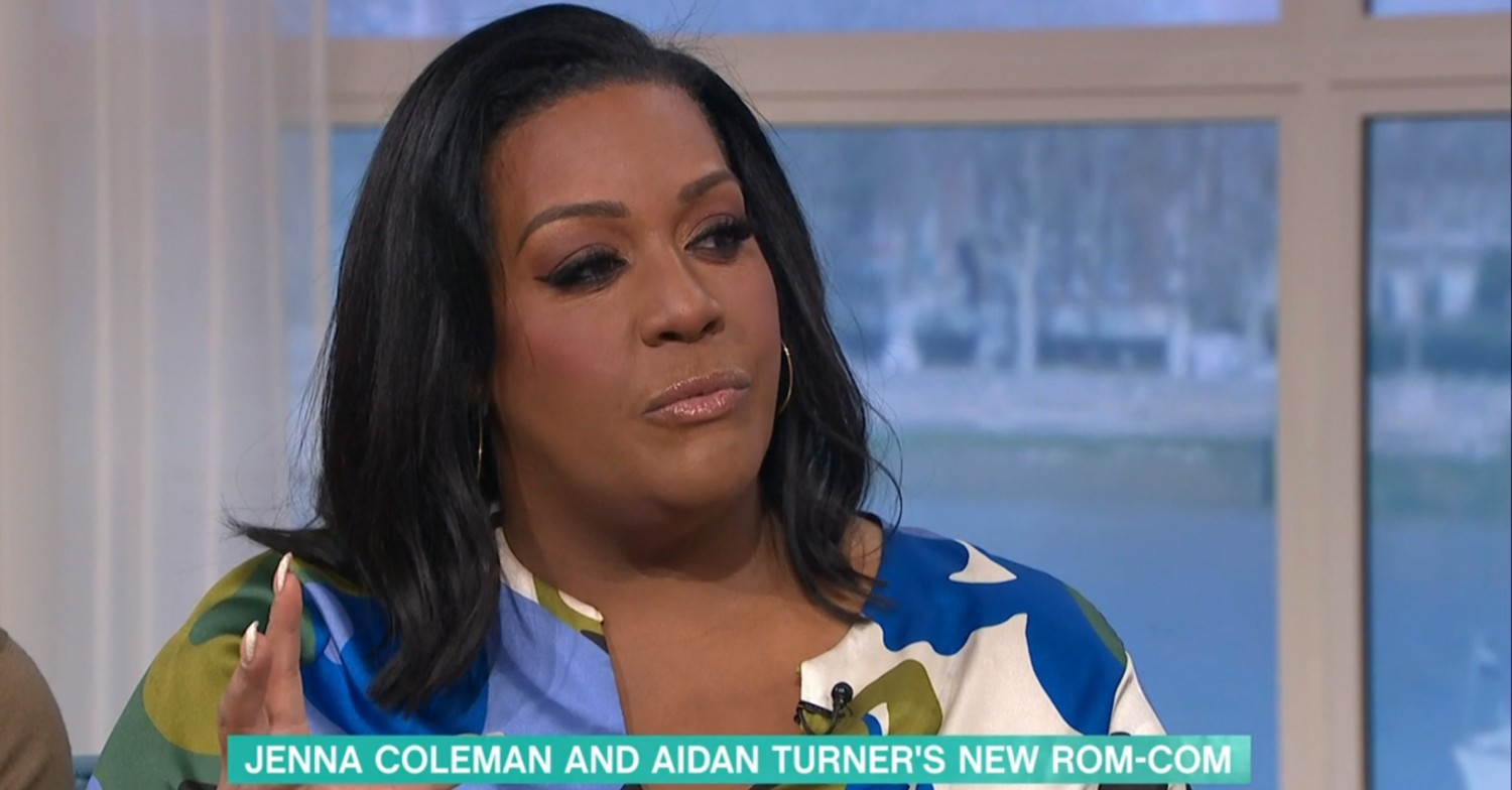 Alison Hammond speaking on This Morning today 