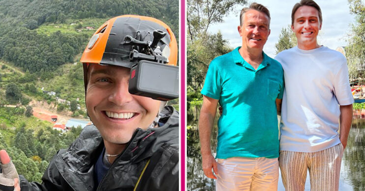 Barney Walsh and Bradley Walsh smile in photos for Breaking Dad series 5
