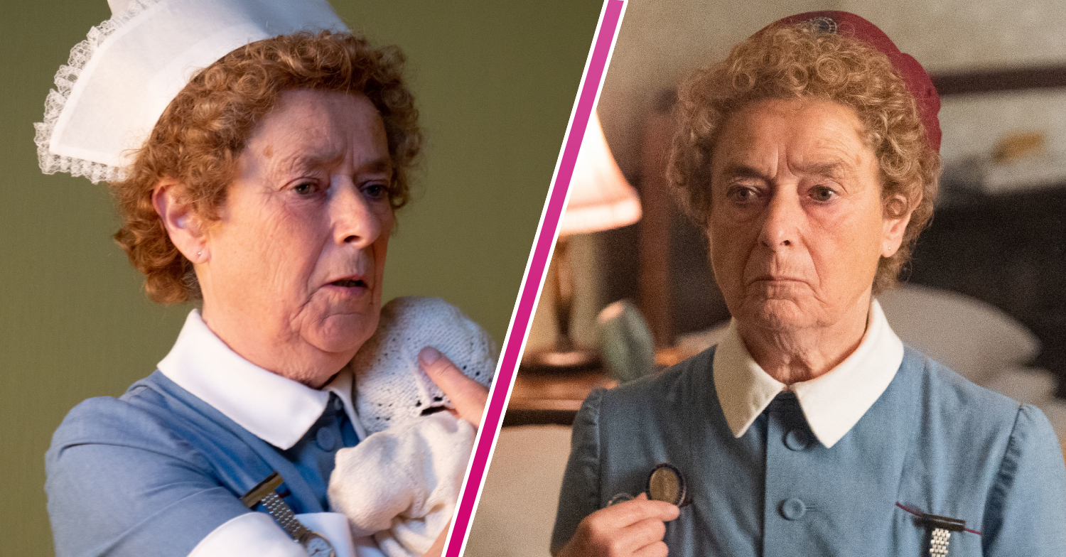 Nurse Crane looks worried in Call the Midwife episodes