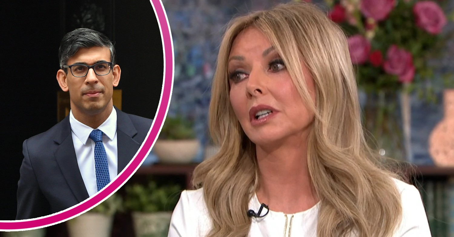 Carol Vorderman on This Morning today, Rishi Sunak