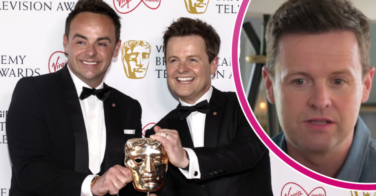 Ant and Dec split image, with Declan Donnelly on his own