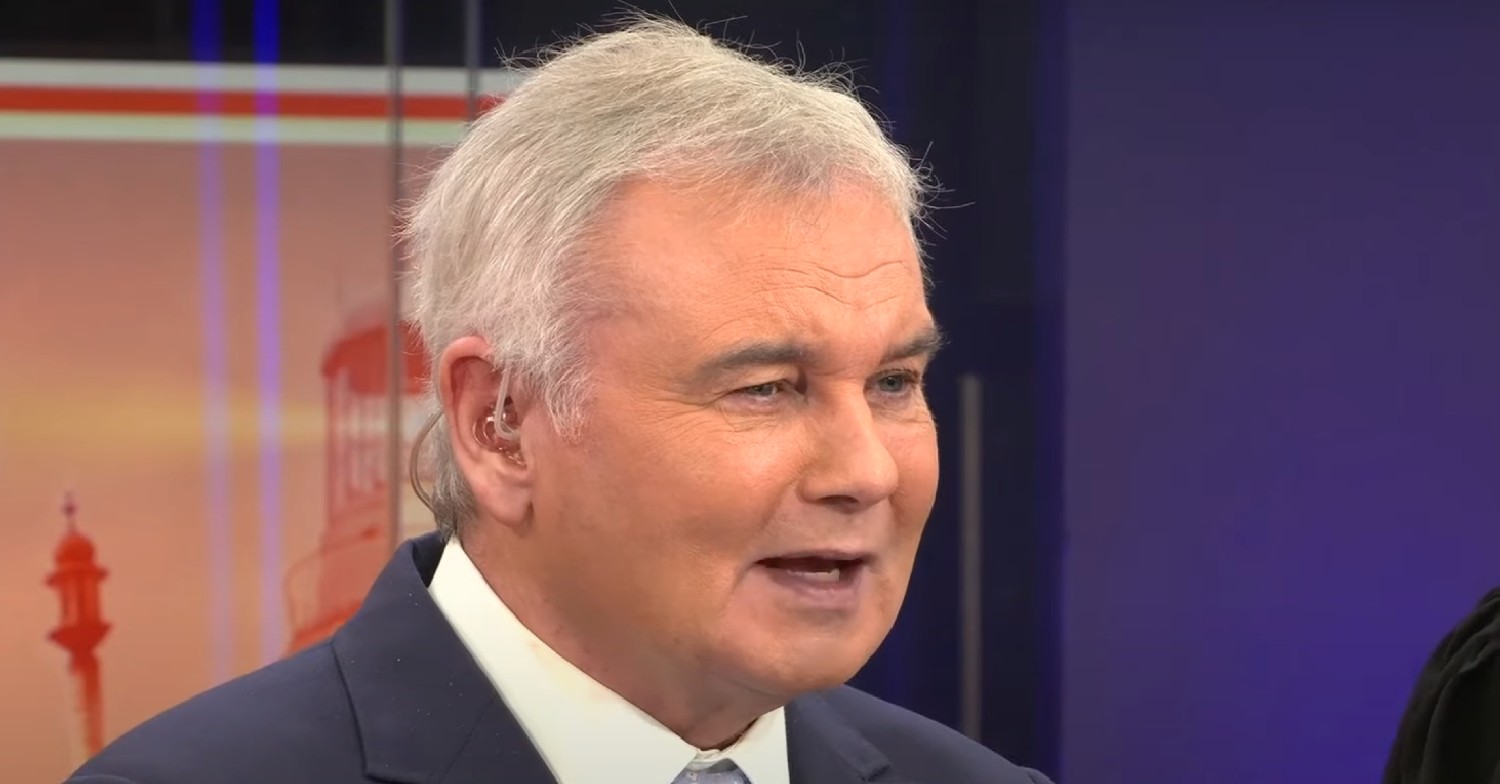 Eamonn Holmes smiling side-on