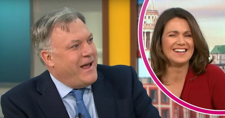 Ed Balls shocked, Susanna Reid laughing on GMB today