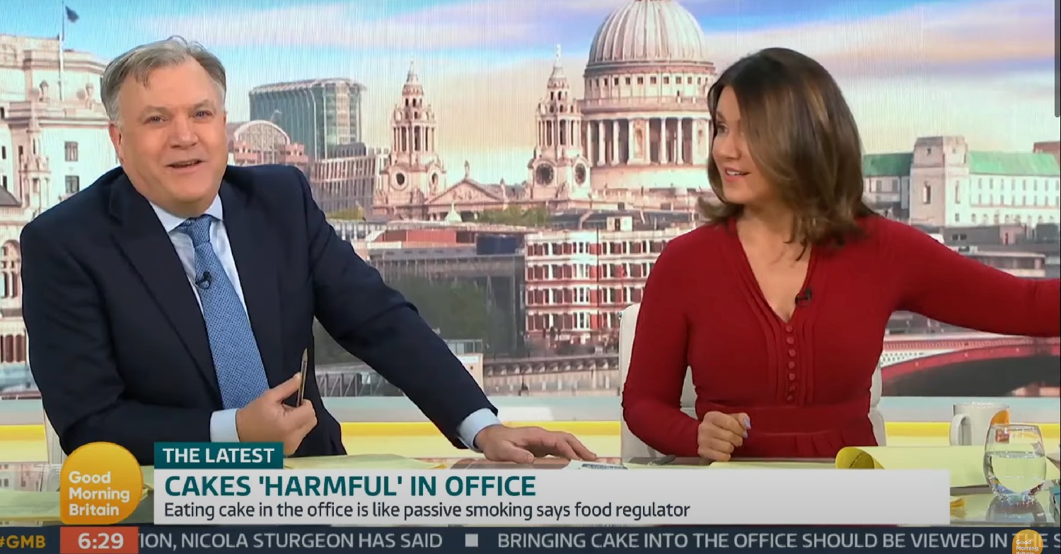 Ed Balls and Susanna Reid on GMB today