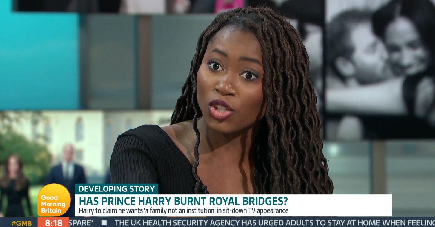 Esther Krakue on GMB today 