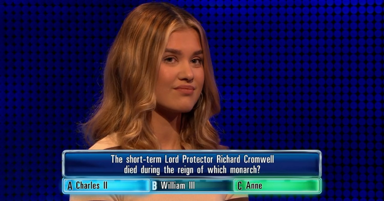 Evie on The Chase 