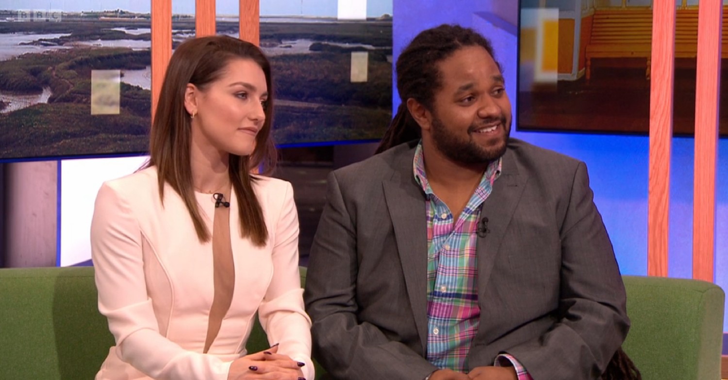 Strictly stars Hamza Yassin and Jowita on The One Show 