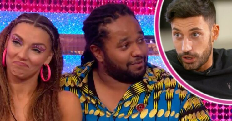 Jowita and Hamza and Giovanni on Strictly