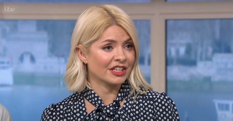 Holly Willoughby speaking on This Morning today