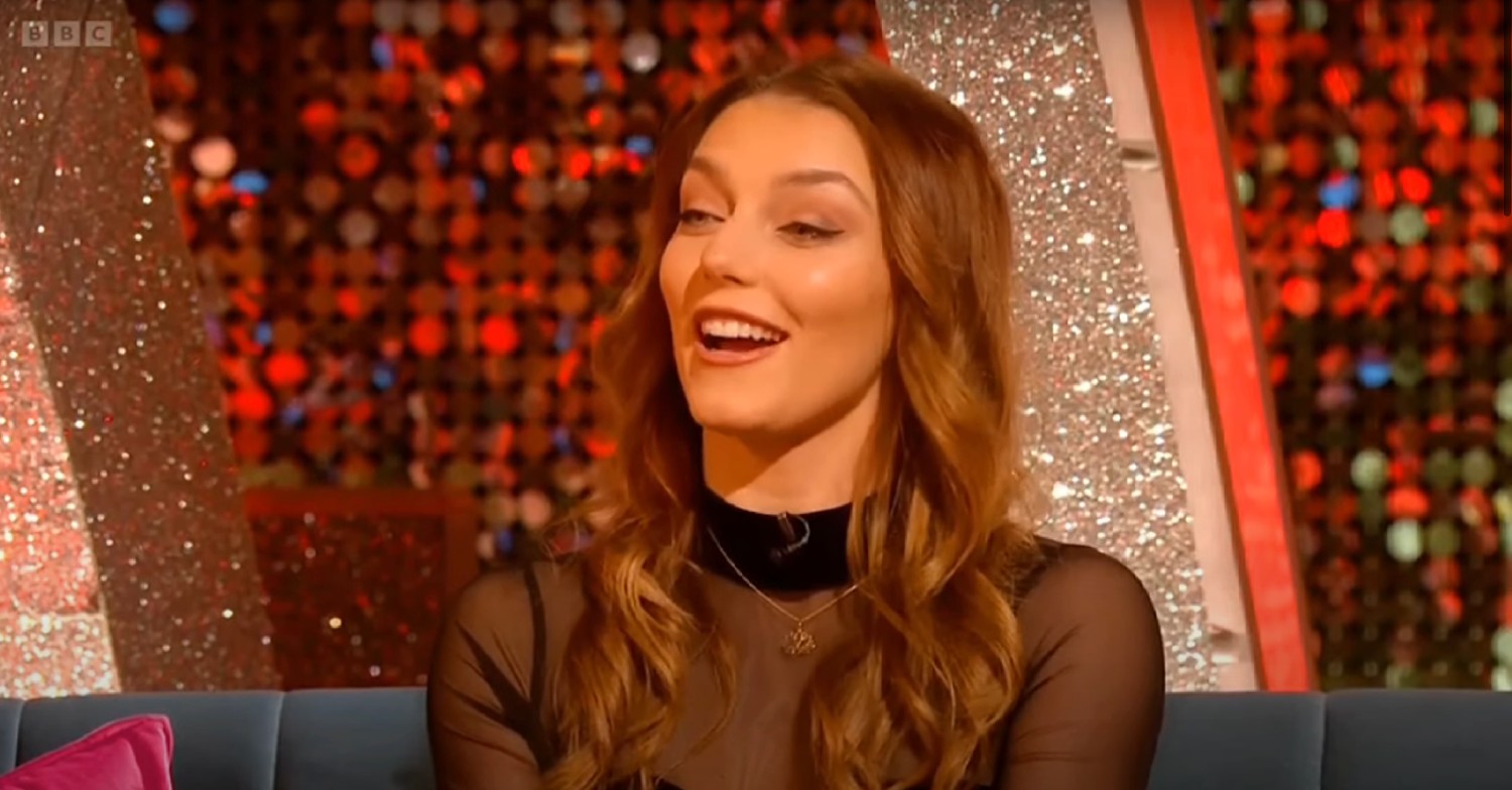 Jowita Przystal smiling on It Takes Two