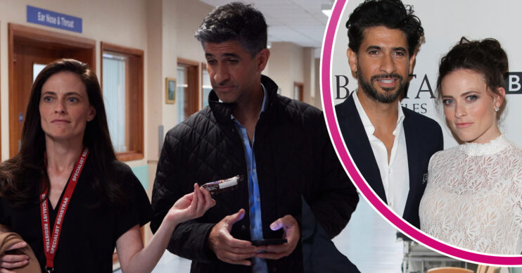 Lara Pulver and Raza Jaffrey on Maternal and on a red carpet
