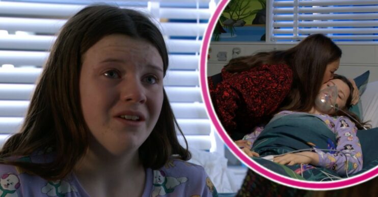 Lily during an episode of EastEnders