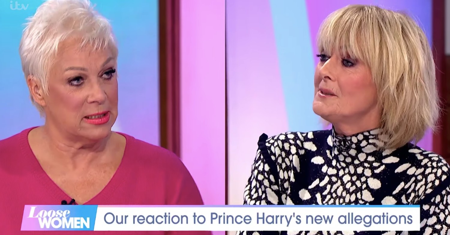 Denise and Jane on Loose Women today