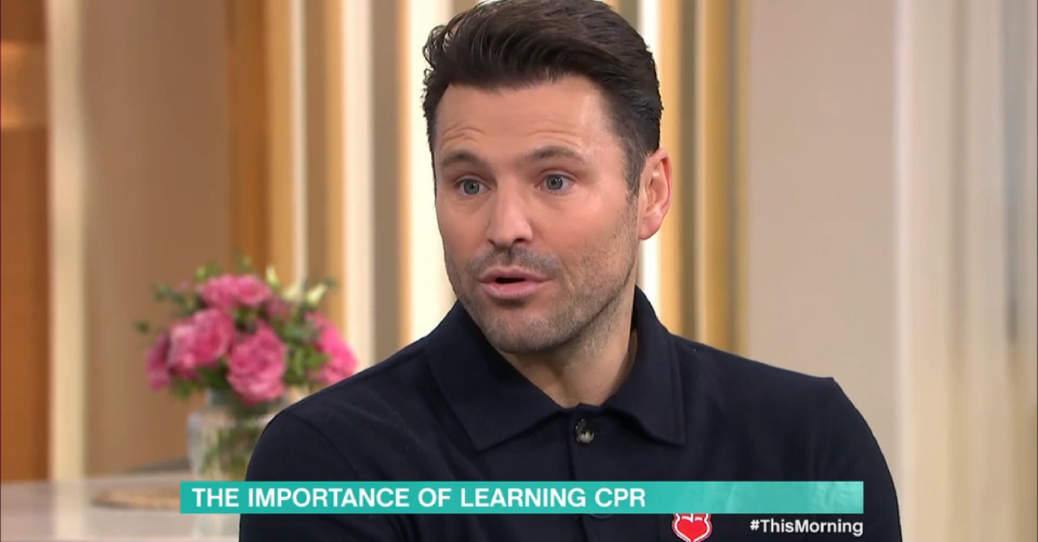 Mark Wright on This Morning today