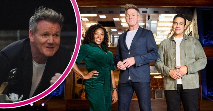 Gordon Ramsay on Next Level Chef with his fellow judges
