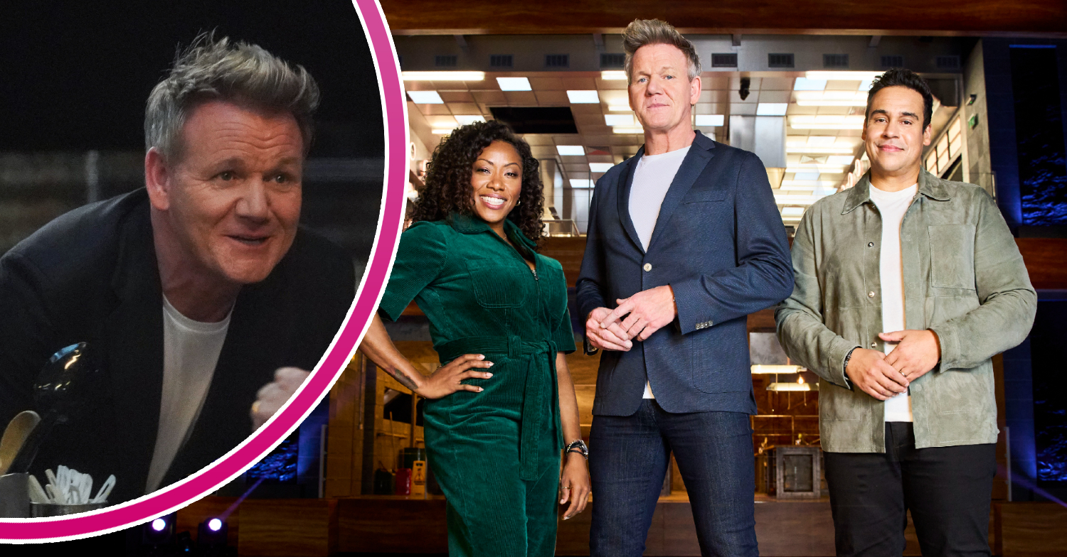 Gordon Ramsay on Next Level Chef with his fellow judges