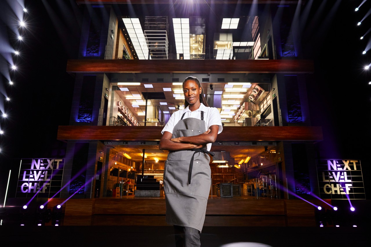 Layla Powell smiles for Next Level Chef