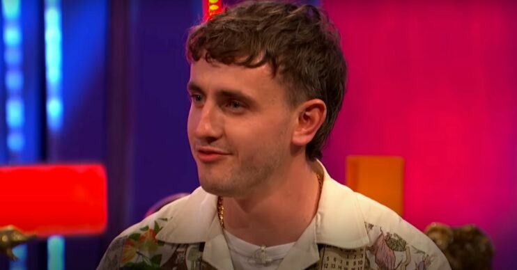 Oscar nominee Paul Mescal smiling on the Big Narstie Show