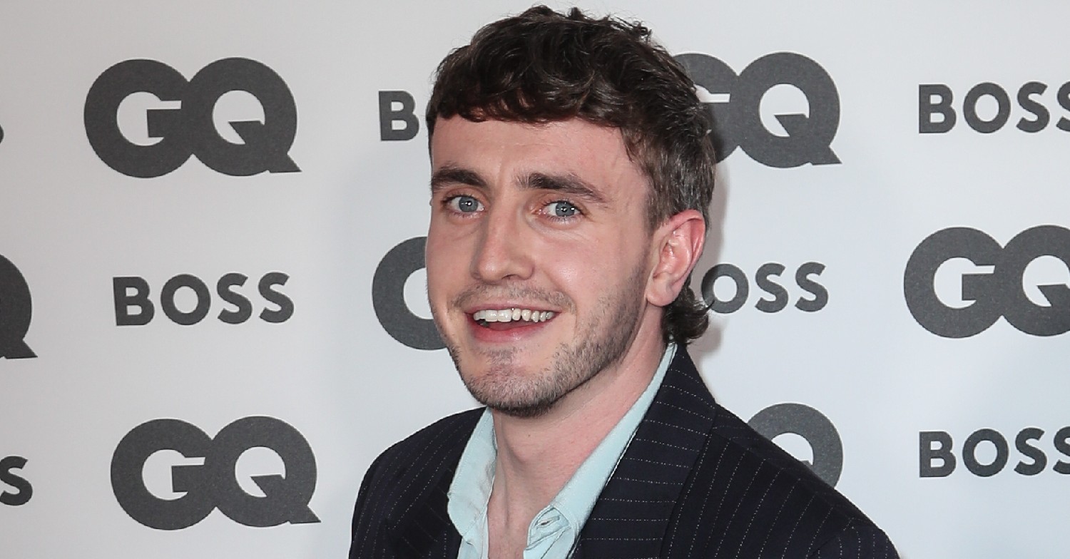 Paul Mescal smiling at a red carpet event 