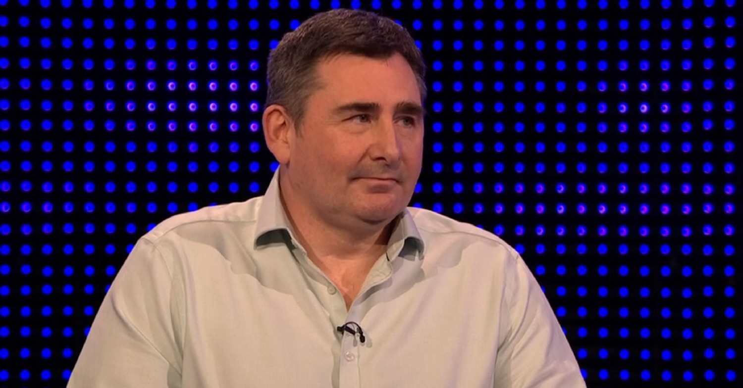 Pete looking gutted on The Chase on ITV