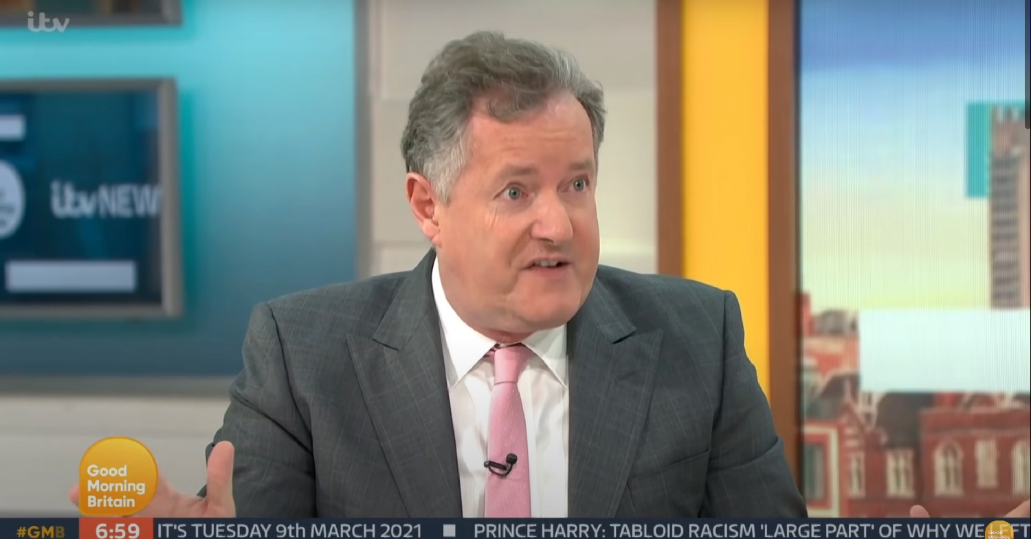 Piers Morgan ranting about Meghan Markle on GMB 