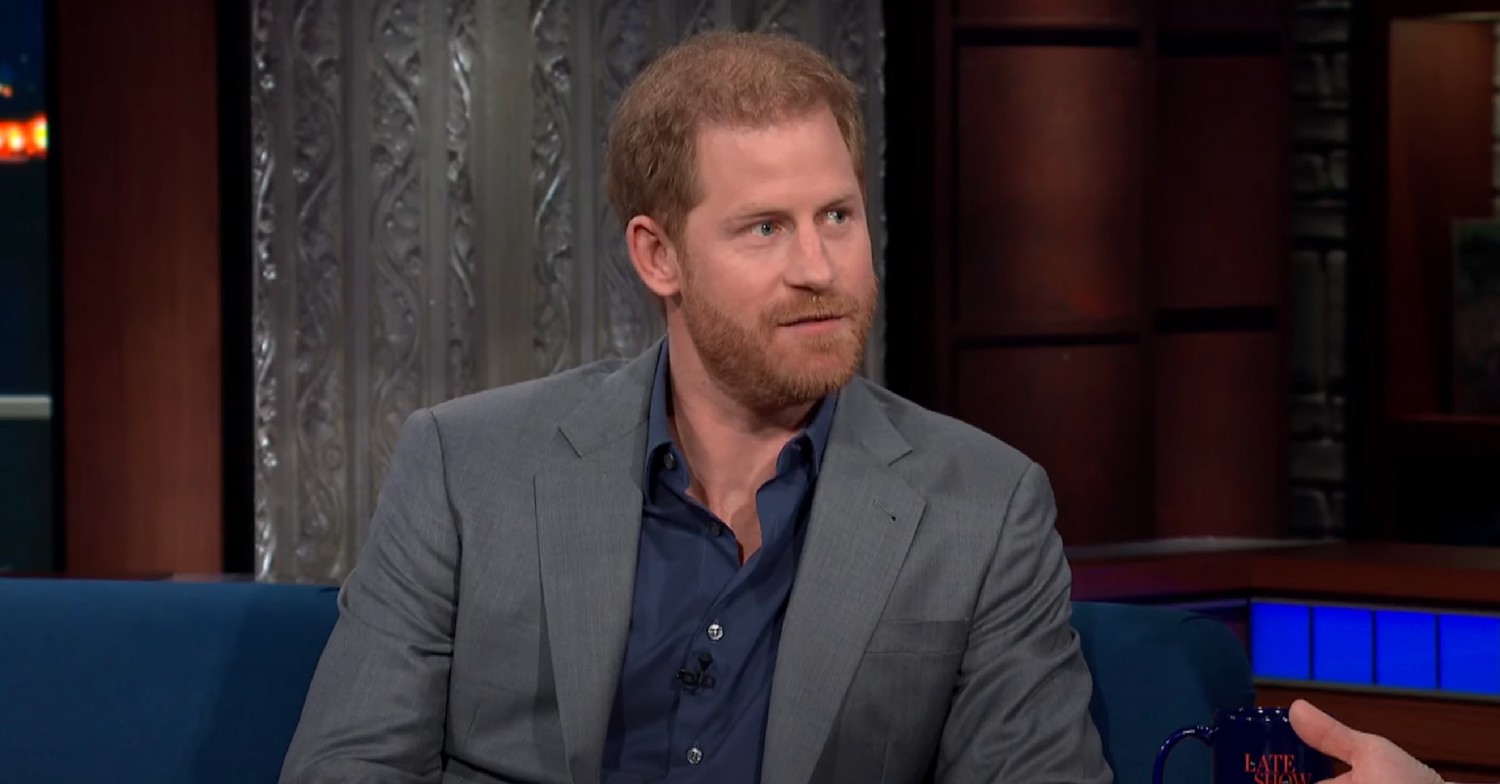 Prince Harry on the Late Show 