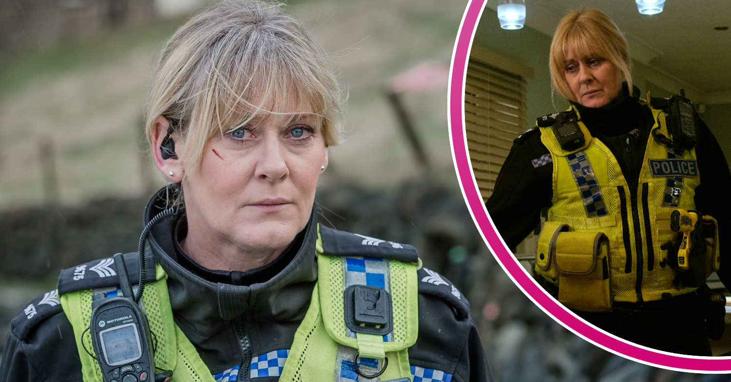 Catherine Cawood (Sarah Lancashire) frowns in Happy Valley series 3