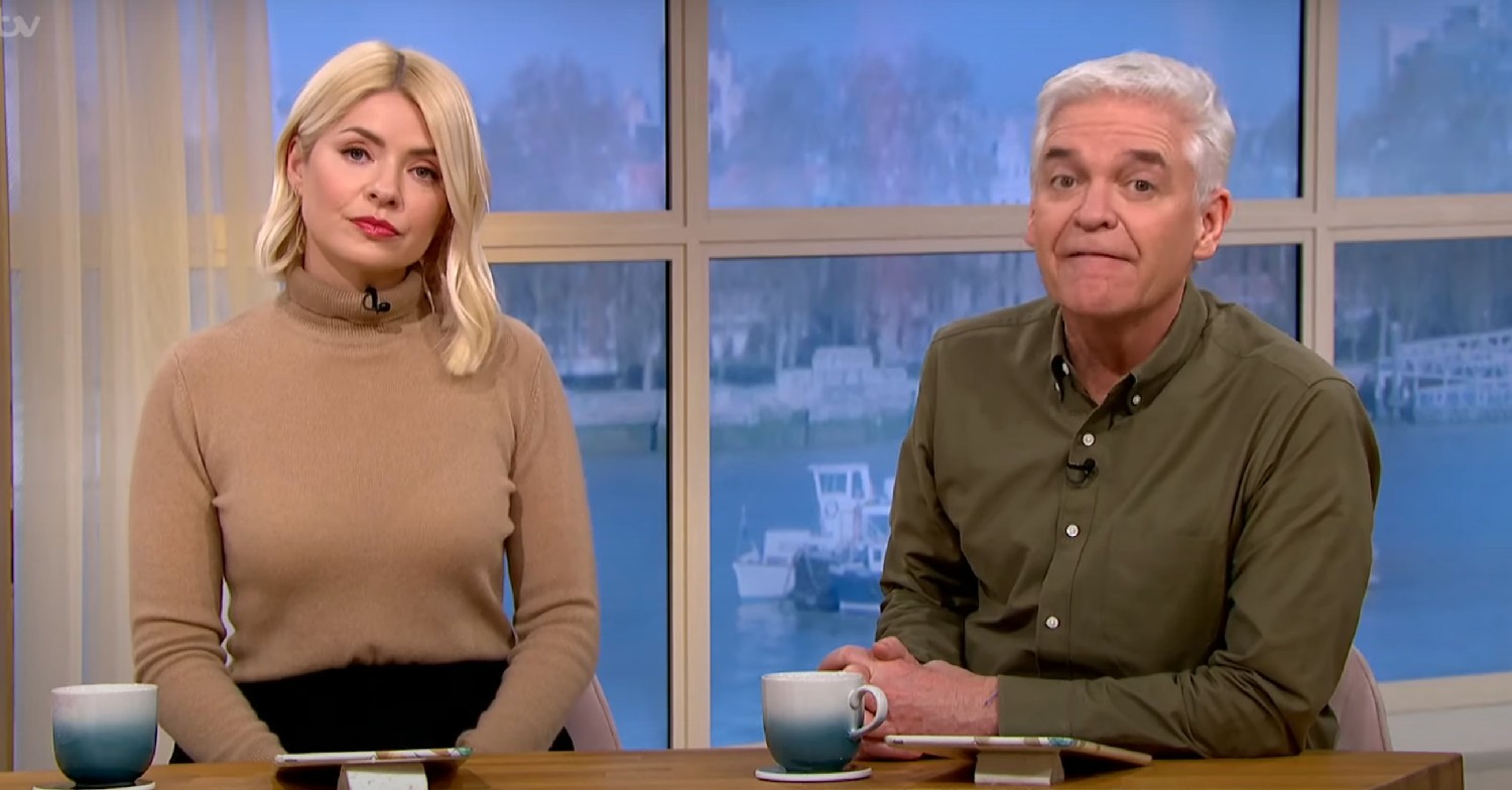 Holly Willoughby and Phillip Schofield on This Morning today