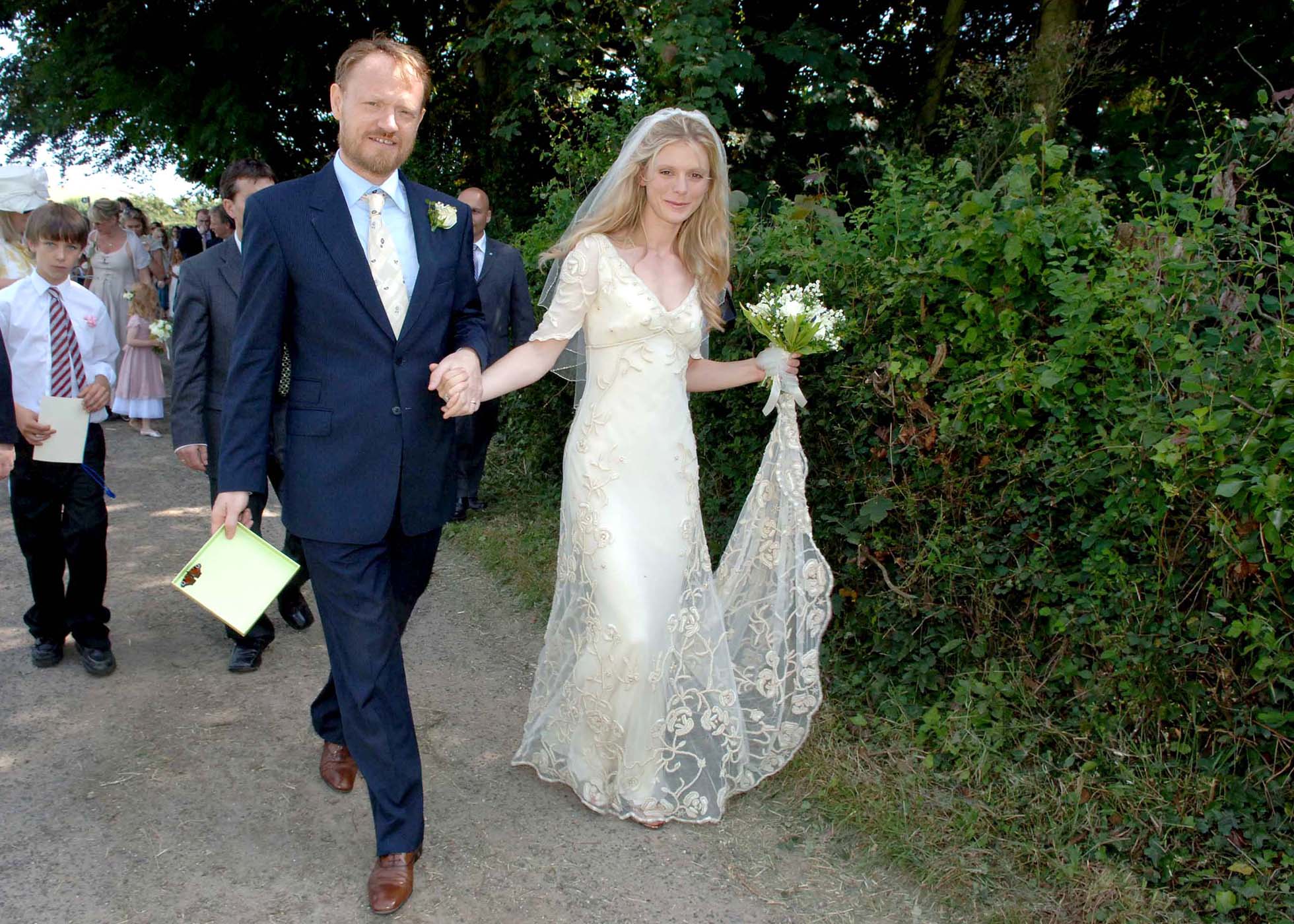 Jared Harris marrying Emilia Fox in 2005 