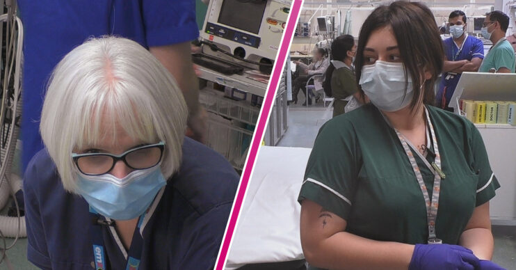 Nurses on 24 Hours in A&E treat patients