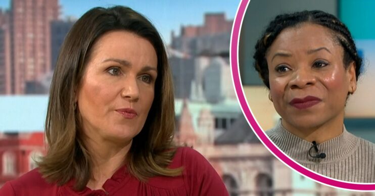Susanna Reid and Julie Davies on GMB today