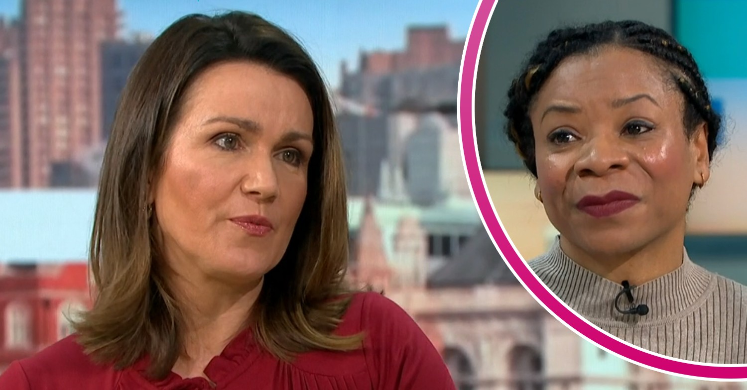 Susanna Reid and Julie Davies on GMB today