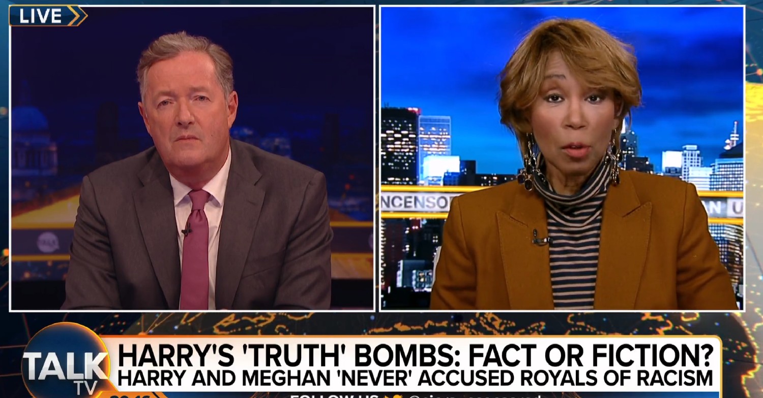 Piers Morgan and Trisha Goddard on Piers Morgan Uncensored 