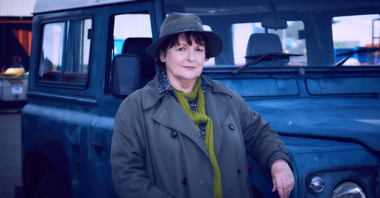 Brenda Belthyn smiling in Vera