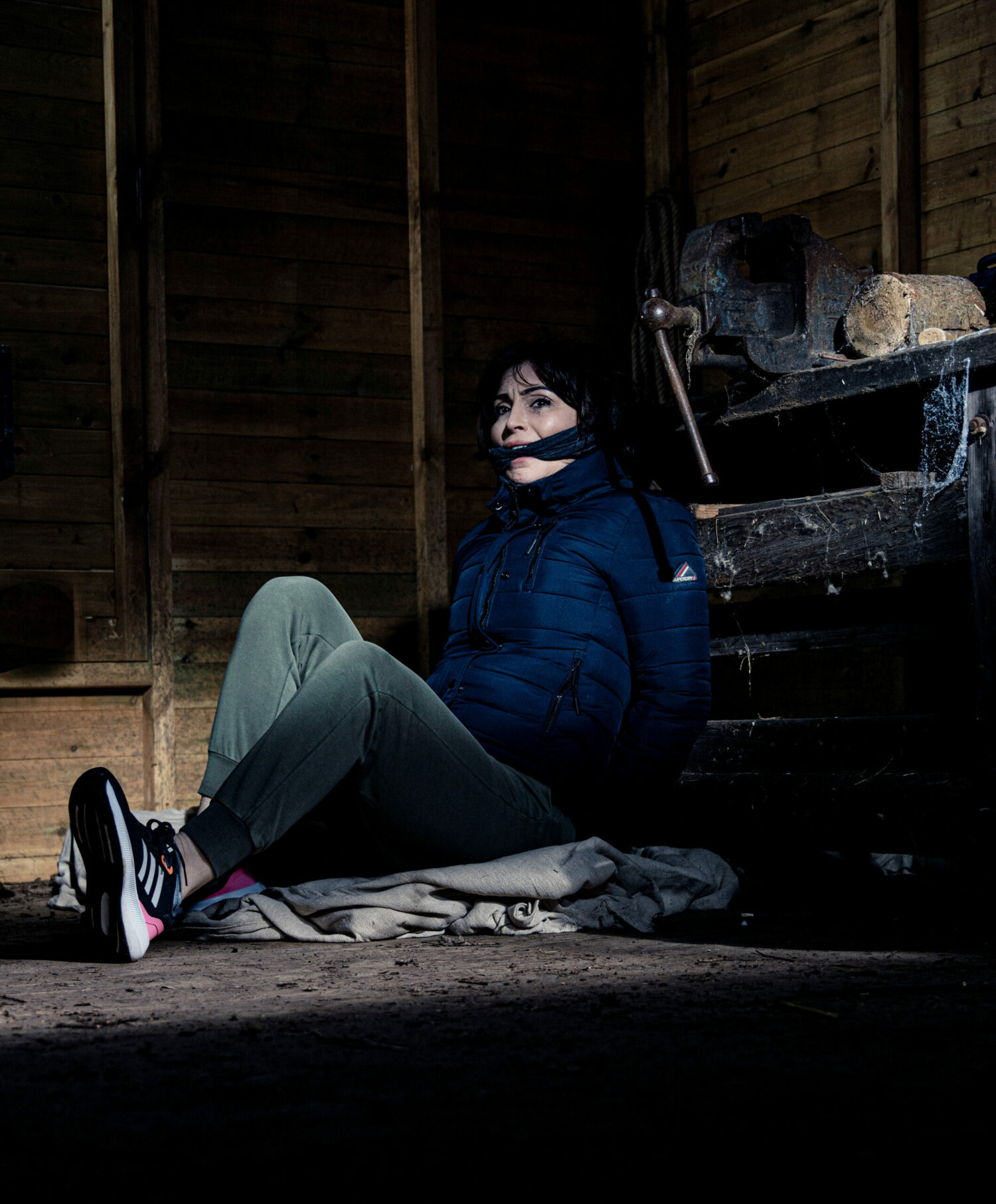 Emmerdale's Leyla is tied up and gagged