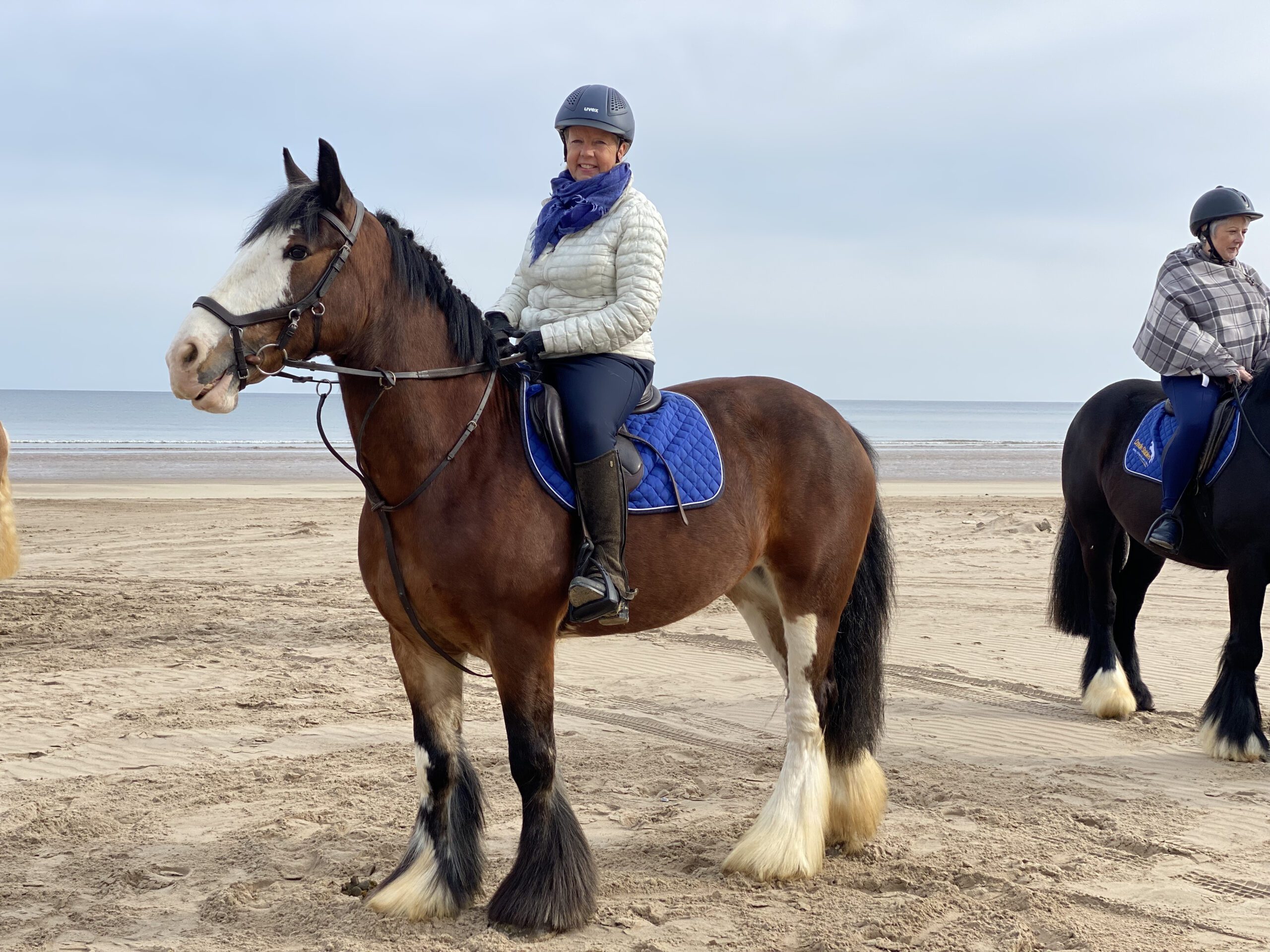 Dragons' Den star Deborah Meaden on horseback for B&B on the Sea 