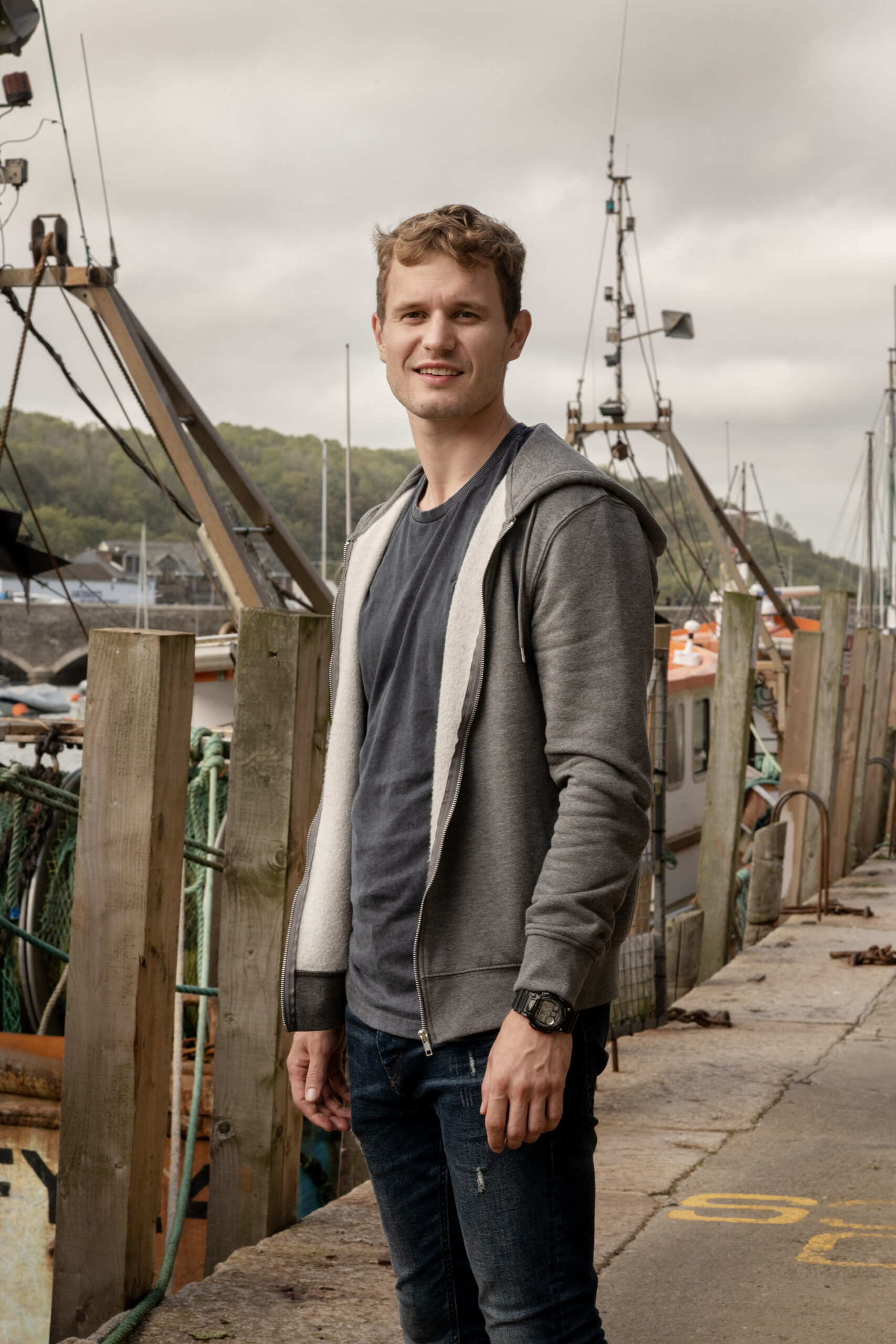 Chris Jenks plays Josh Woods in Beyond Paradise