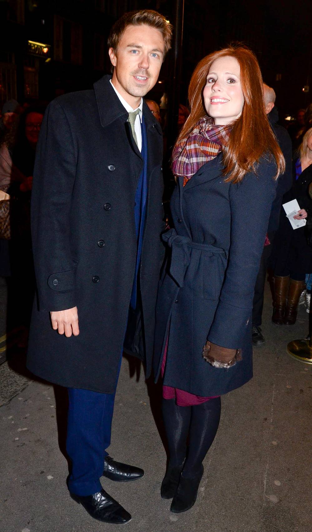 Andrew Buchan and Amy Nuttall pose for a snap