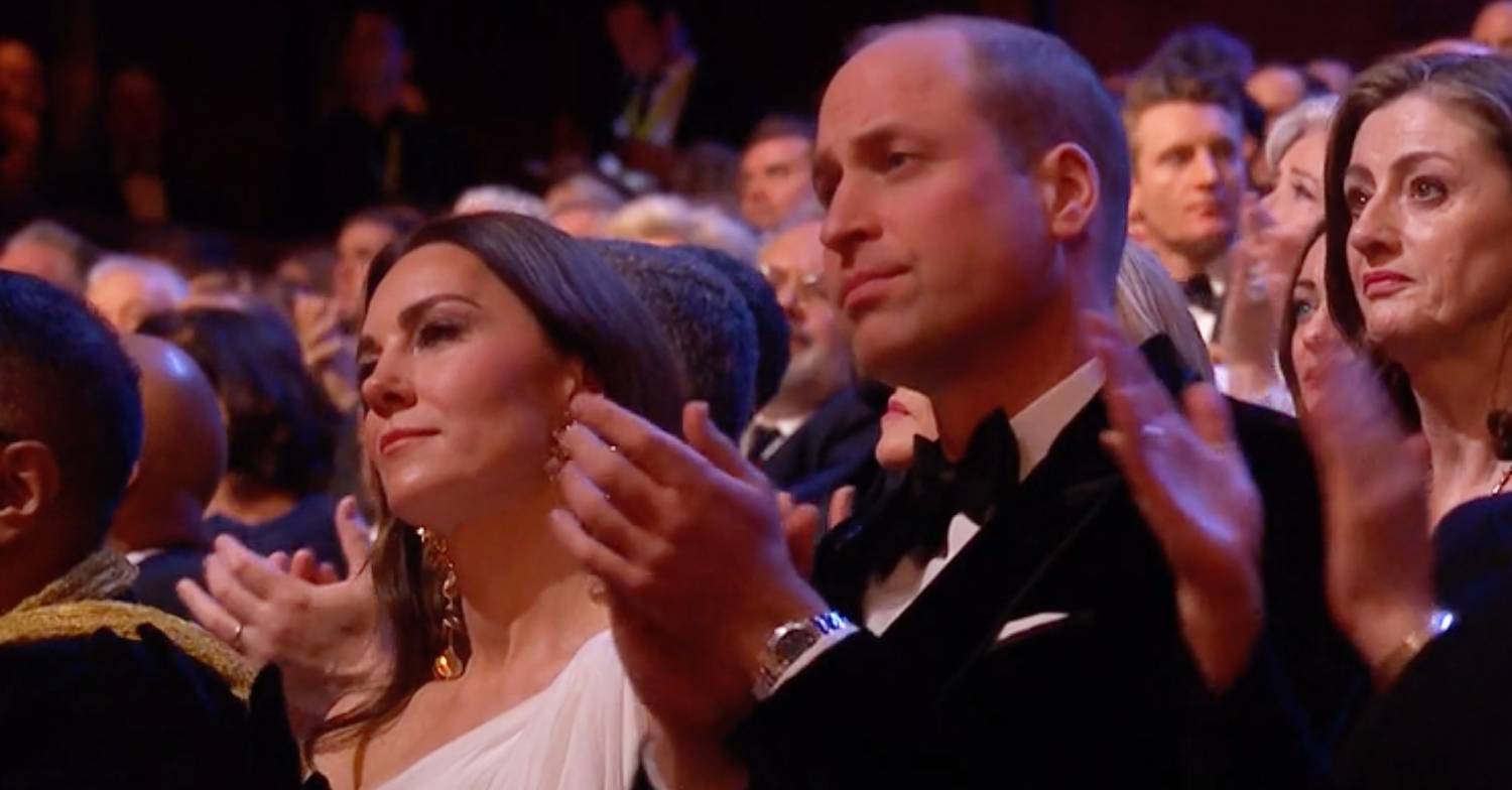 Kate Middleton and Prince William applaud following BAFTAs 2023 In Memoriam segment