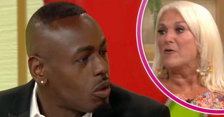 Vanessa Feltz with Ben Ofoedu
