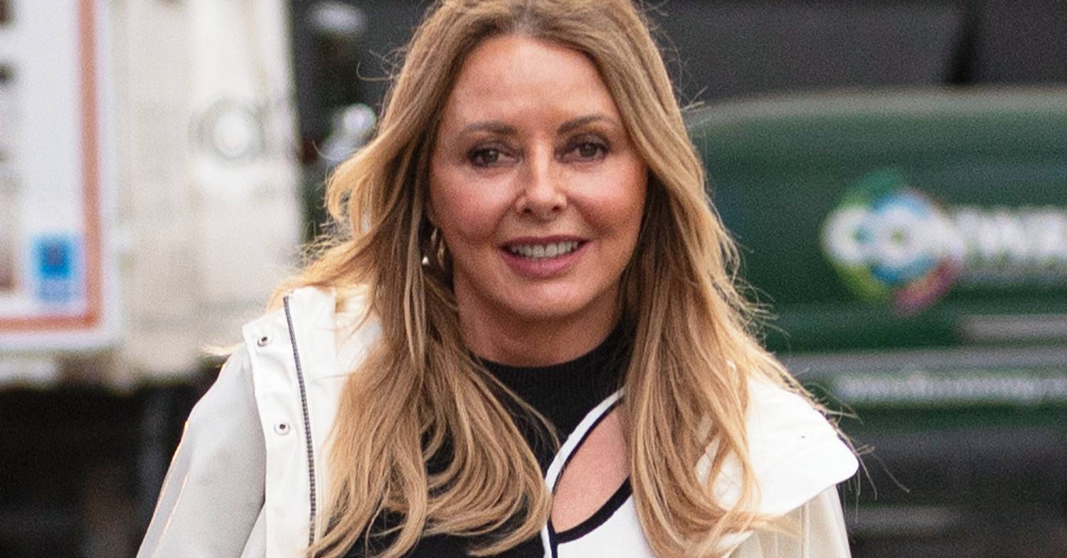 Carol Vorderman smiles