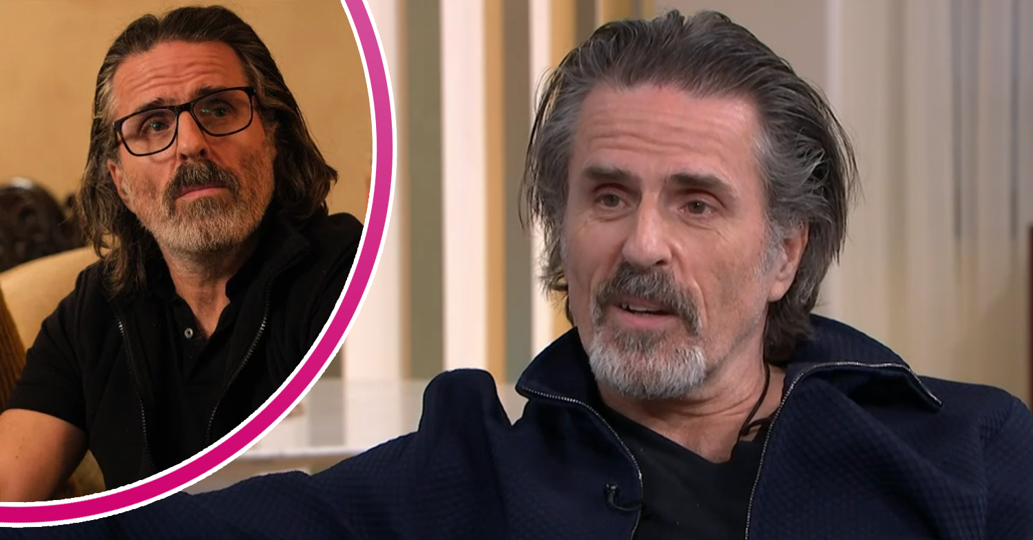 Con O'Neill speaks on This Morning/Neil from Happy Valley frowns