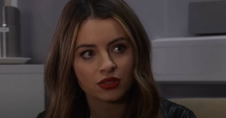 Daisy looking worried in Coronation Street
