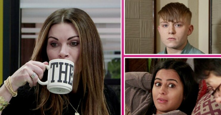 Coronation Street spoilers: Carla, Max and Alya comp