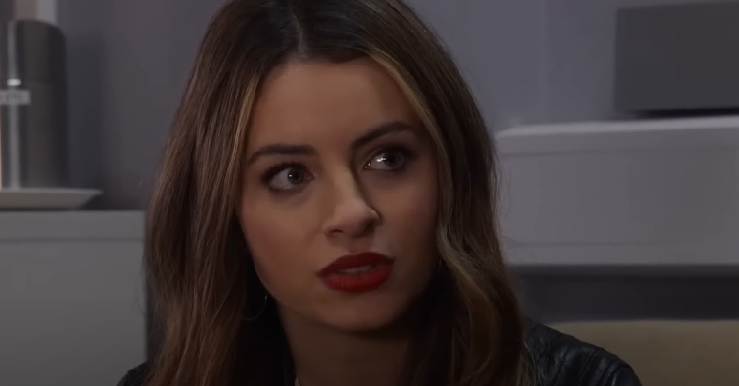 Daisy looking worried in Coronation Street