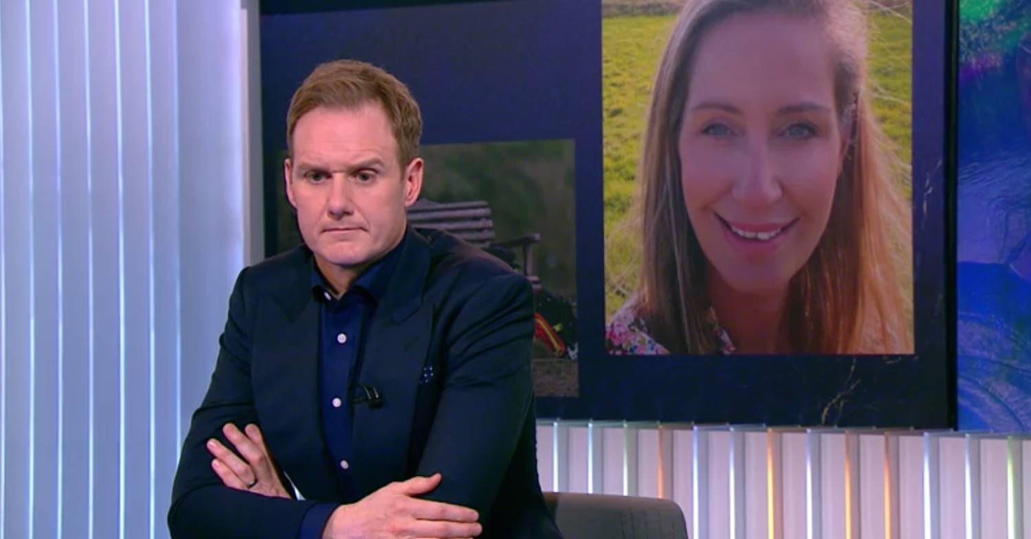 Dan Walker looks concerned