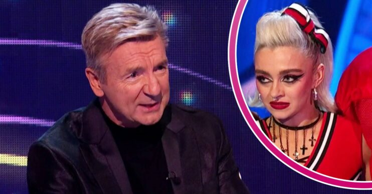 Dancing On Ice judge Christopher Dean speaks, Mollie Gallagher glares