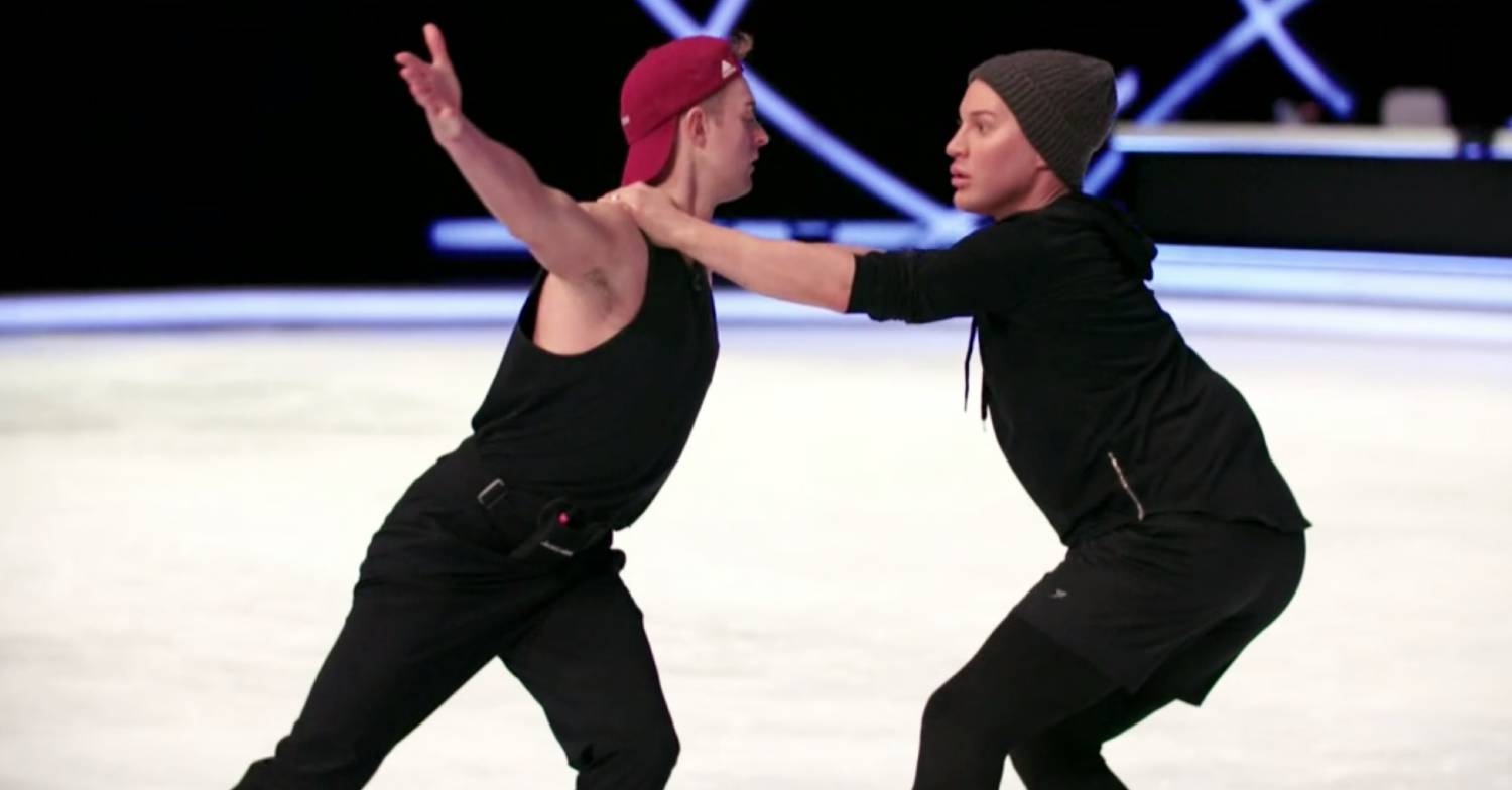 The Vivienne and Colin Grafton rehearse for Dancing On Ice